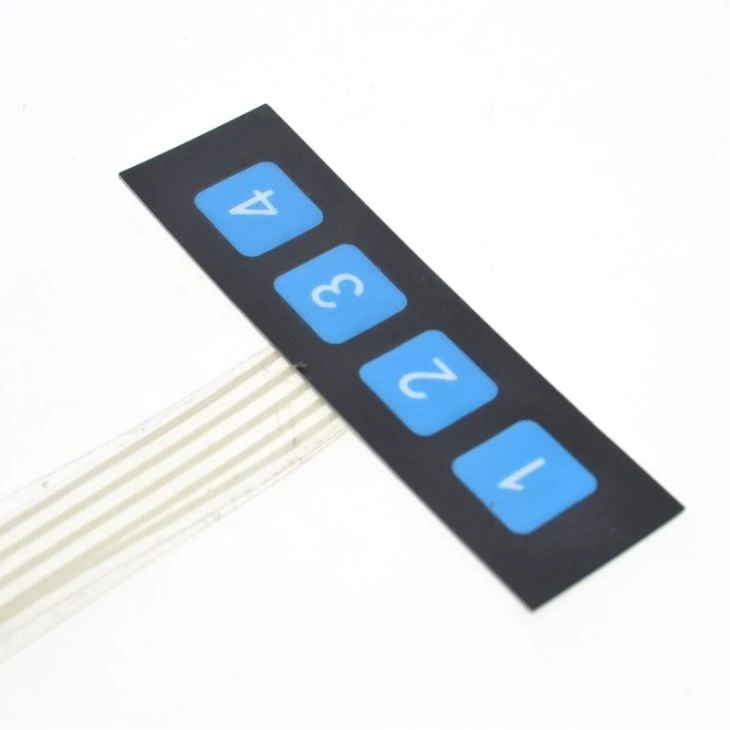 4 Key Matrix Membrane Switch Keypad